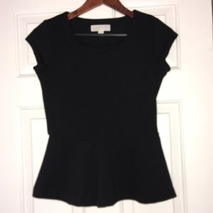 Michael Kors Quilted peplum top